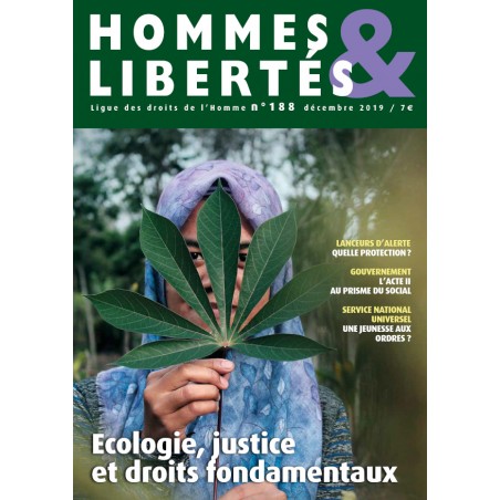 Hommes & Libertés n°188 - Ecologie, justice et droits fondamentaux