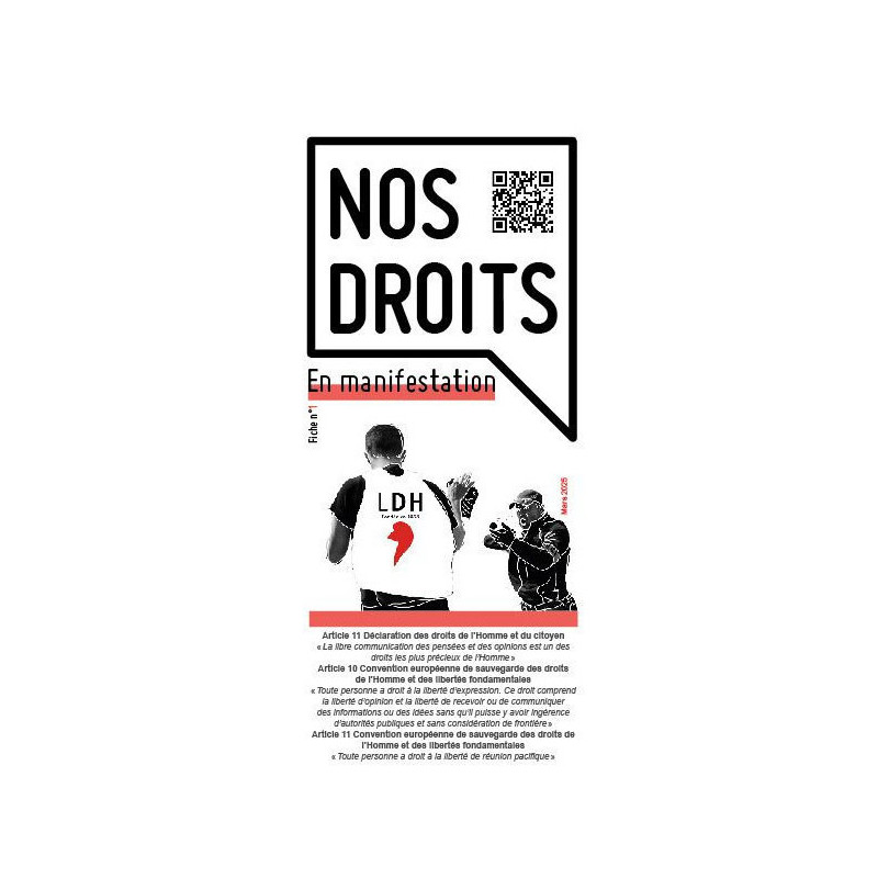 Fiche : Nos droits en manifestation Fiche : Nos droits en manifestation