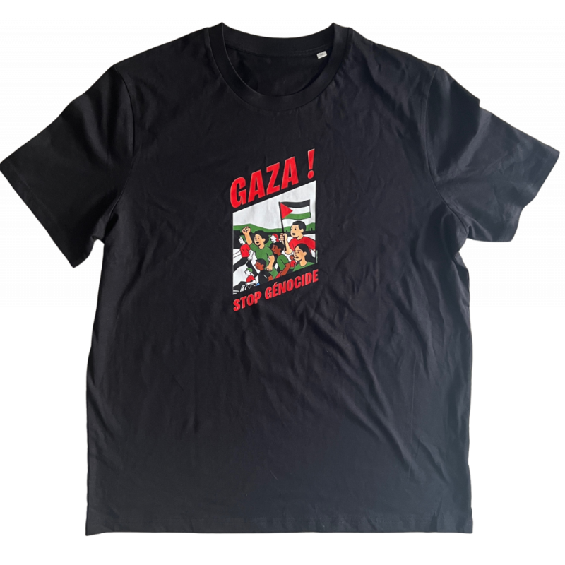T-shirt en soutien à la Marche pour Gaza vers Bruxelles (15-23 juin 2025)