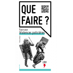 Fiche : Que faire face aux violences policières ?