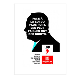 Autocollant campagne LDH 2025 "Netanyahou"