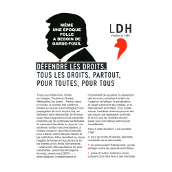 Bulletin d'adhésion LDH Campagne 2025 Trump