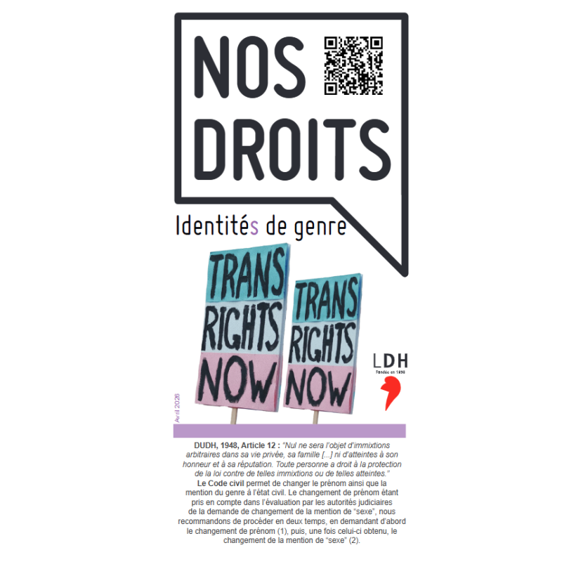 Fiche : Nos droits Identités de genre