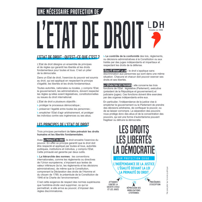 Une nécessaire protection de l'Etat de Droit