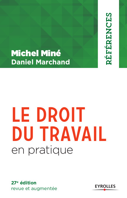 Le droit du travail en pratique, 27e édition revue et augmentée Le droit du travail en pratique, 27e édition revue et augmentée
